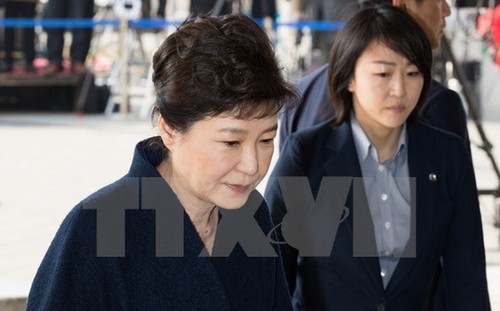 Завершился допрос бывшего президента Республики Корея Пак Кын Хе  - ảnh 1
